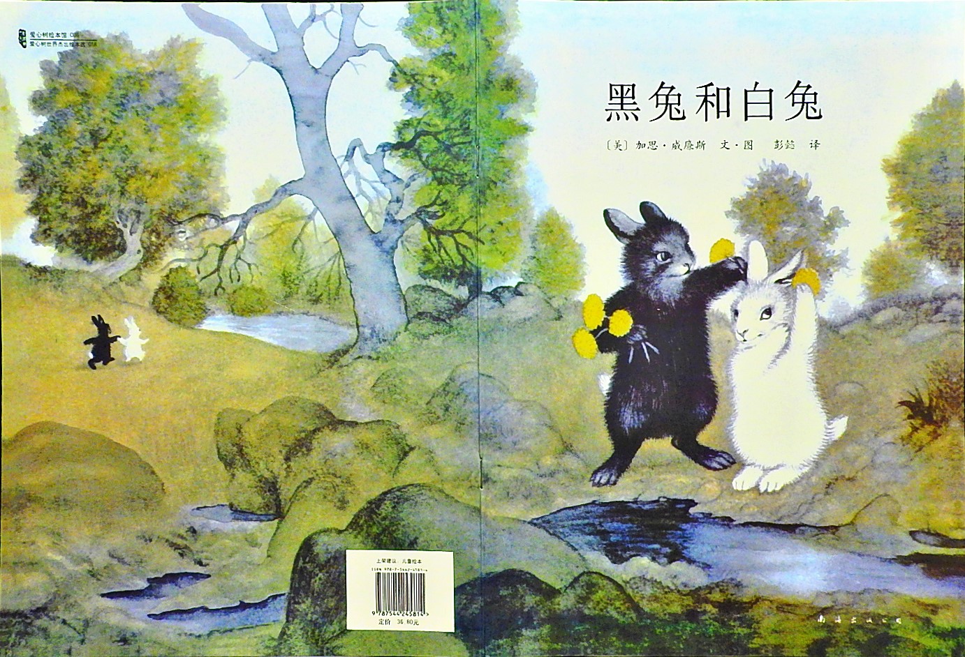 黑兔和白兔 (01),绘本,绘本故事,绘本阅读,故事书,童书,图画书,课外阅读